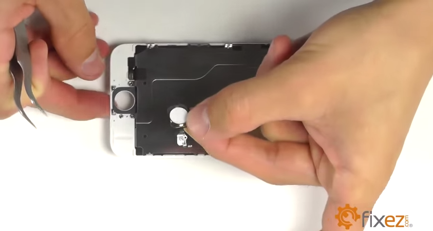 fix cracked iphone screen step 13 remove the home button